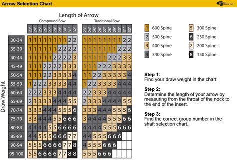 Gold Tip Arrow Sizing Chart Chinllas