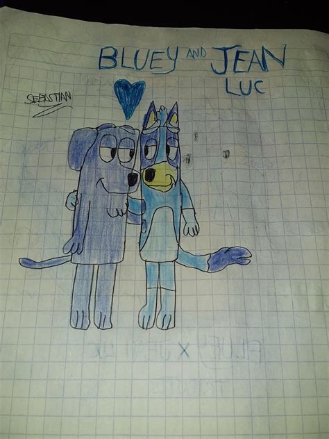 Bluey And Jean Luc By Sebascreador29 Deviantart By Sebascreador29 On