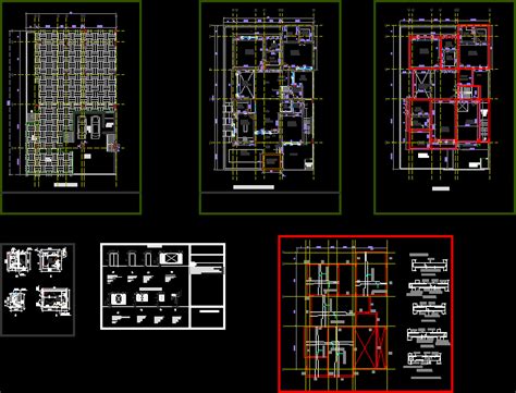 Residence Complete Working Drawing Dwg Plan For Autocad • Designs Cad