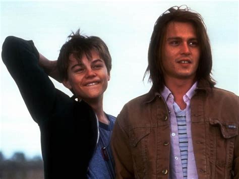Johnny depp with leonardo dicaprio in a scene from the 1993 drama, what's eating gilbert grape. johnny depp, who dreamed of becoming a rock star before gaining movie fame, greets friend and rocker marilyn manson as both attend the premiere of depp's film, from hell, in los. Johnny Depp on working with Leonardo DiCaprio: 'I tortured ...