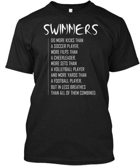 Swimmer Shirt Funny Strong Swimmer T Black áo T Shirt Front Swim