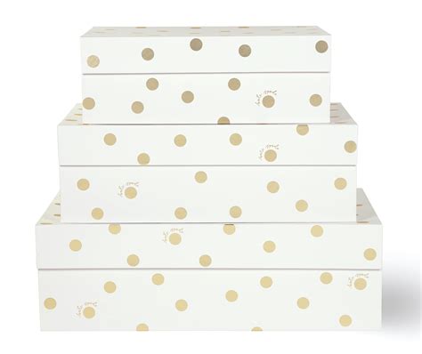 Buy Kate Spade New York Decorative Storage Boxes With Lids 3 Pack
