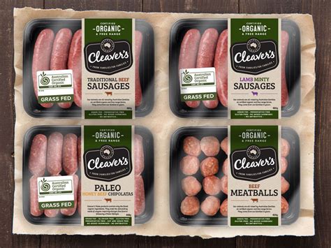 Natural Meat Dieline Design Branding And Packaging Inspiration