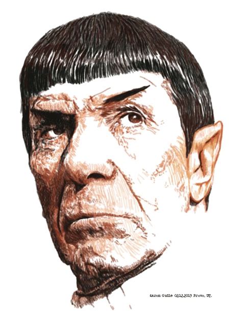 Ambassador Spock Star Trek Art Vulcan Star Trek Old Portraits