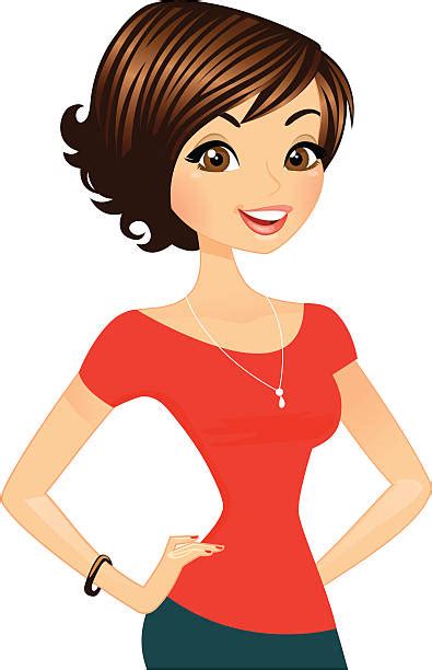 Best Brown Hair Illustrations Royalty Free Vector Graphics And Clip Art Istock