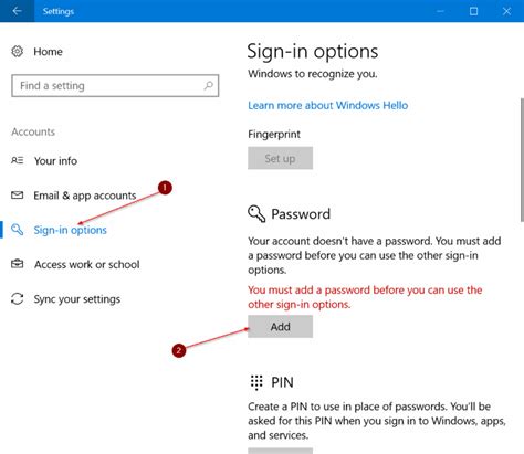 How To Password Protect Your Windows 10 Pc