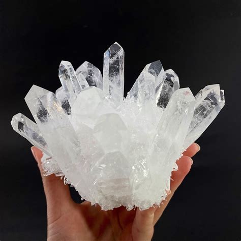 Quartz Cluster Lab Created Quartz Crystal Quartz Crystal Etsy
