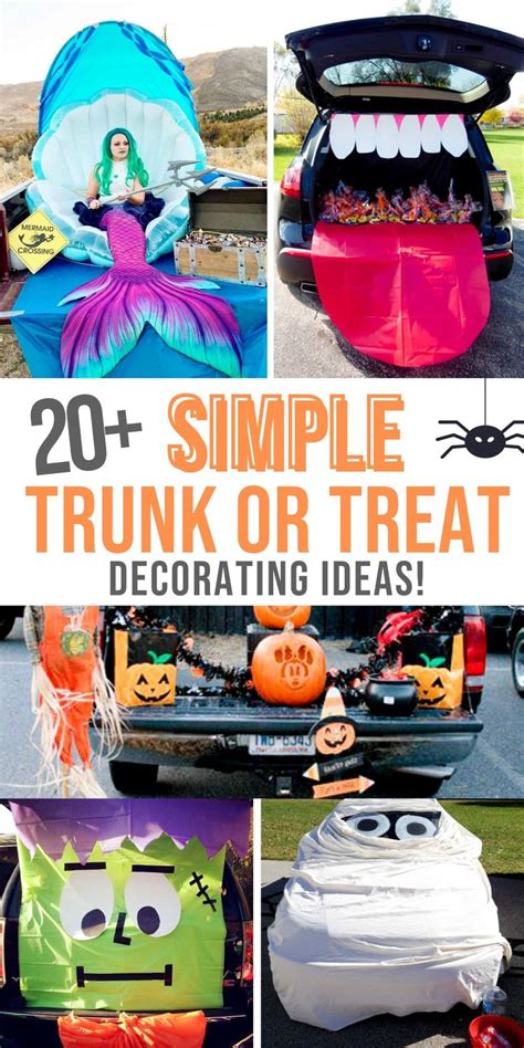 20 Thrifty Trunk Or Treat Decorating Ideas Truck Or Treat Trunker