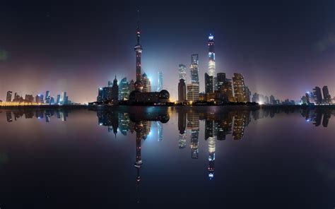 Man Made Shanghai Hd Wallpaper