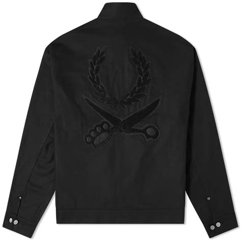 Fred Perry X Art Comes First Patch Harrington Black End Jp