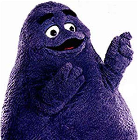 The Mcdonalds Characters Where Are They Now Grimace Childhood