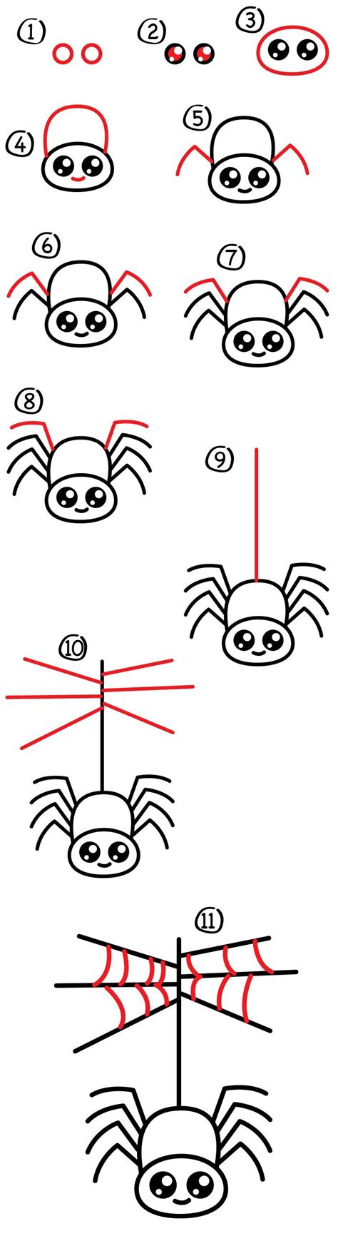How To Draw A Cartoon Spider Art For Kids Hub Art For Kids Hub