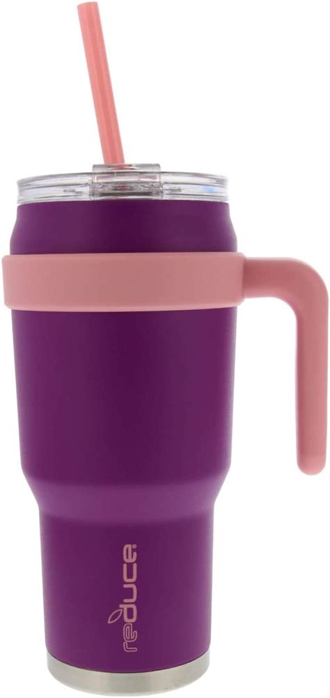 Reduce Cold 1 Outdoor Extra Large Vacuum Insulated Thermal Mug With Slender Base 3 In 1 Lid And