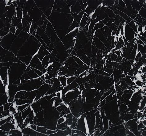 Honed 12x12 Black Nero Marquina Marble Floor Tile With White Veins