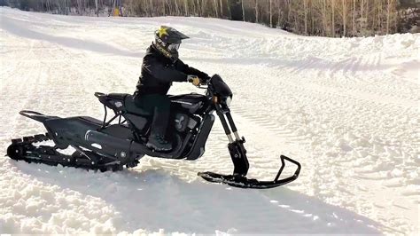 Harley Davidson Commissioned These Street Rod Snow Bikes Top Speed