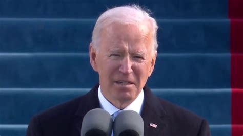 President Biden Calls For An End To Uncivil War In Inaugural Address