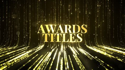 Awards Titles Video Templates Envato Elements