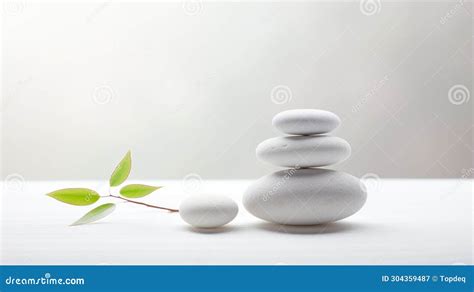 Smooth Stones Stacked in Balance, Tranquility and Meditation. Zen