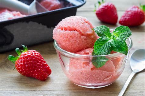 Strawberry Sorbet 4 Cups Recipe