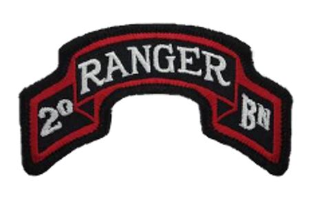 Second Ranger Battalion Patch Color