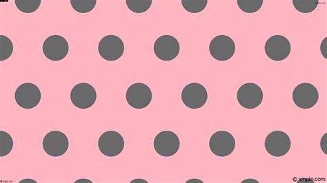 Wallpaper Grey Polka Dots Hexagon Pink Ffb6c1 696969