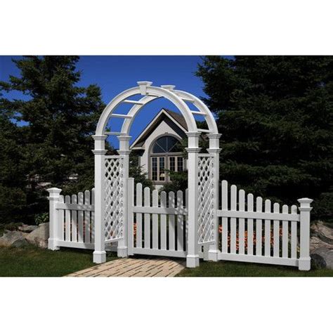 New England Nantucket Legacy Vinyl Arbor New England Arbors Arbor