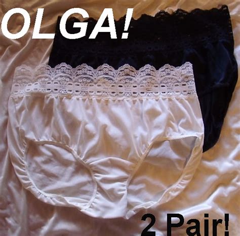 Olga Vintage Panties 2 Pair Panty Lot In Black And Pearl S Flickr