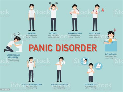 Panic Disorder Infographicillustration Stock Illustration Download