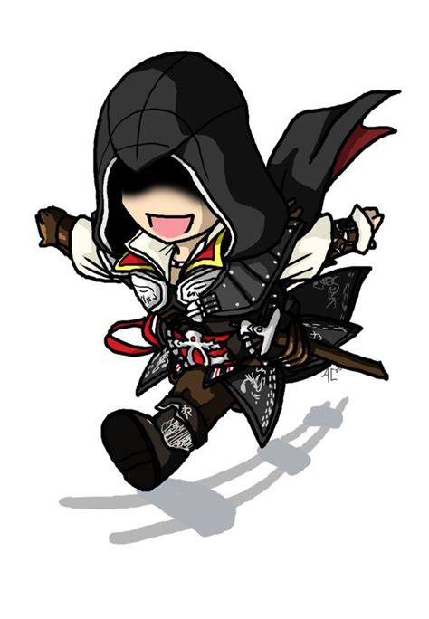 Ezio Chibi By Nanaga Assassins Creed Assassins Creed Series Assasing Creed
