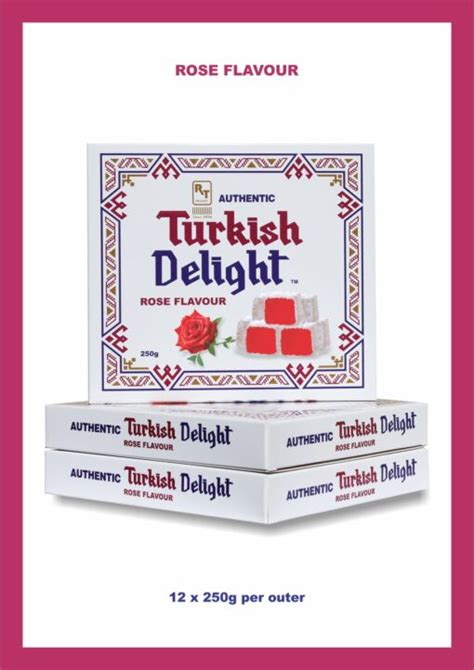 Rt Authentic Turkish Delight Rose G Sweetsworld Chocolate Shop