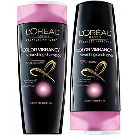 L Oreal Advanced Haircare Color Vibrancy Shampoo And Conditioner 12 6 Fluid Ounces