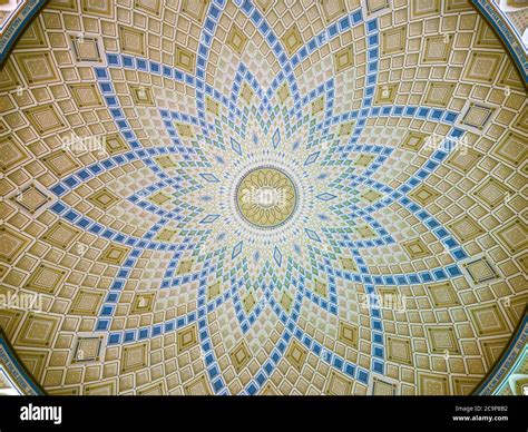 Interior Of Turkmenbashi Ruhy Mosque Hi Res Stock Photography And