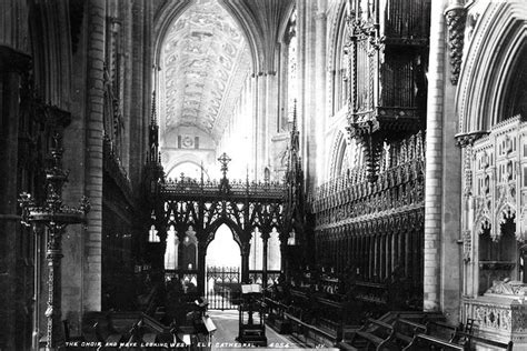 James Valentine And Sons The Choir And Nave Looking West Ely Cathedral