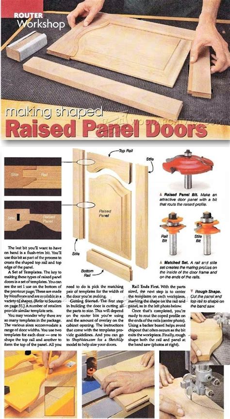 Making Raised Panel Doors Cabinet Door Construction Techniques Raised
