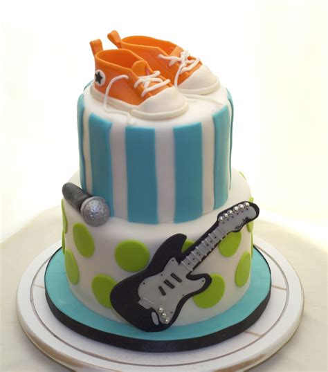 Rock Star Baby Shower Cake