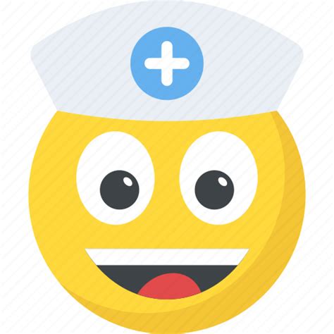 Doctor Emoji Emoji Happy Face Nurse Emoticon Smiley Icon