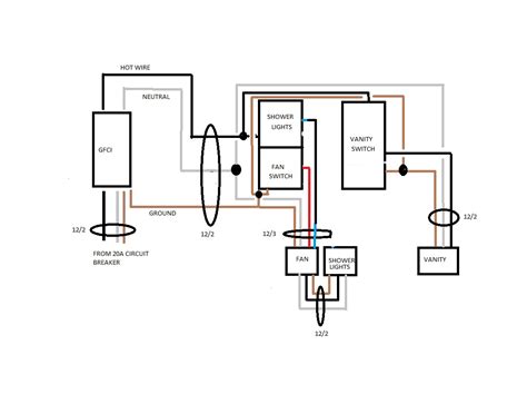 Bathroom light extractor fan wiring diagram shelly lighting. Bathroom Wiring - Electrical - DIY Chatroom Home Improvement Forum
