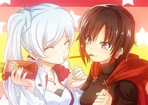 Ruby Rose And Weiss Schnee Rwby Drawn By Moaimoai