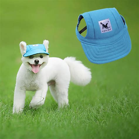 Small Pet Summer Canvas Cap Dog Baseball Visor Hat Puppy Outdoor Pet