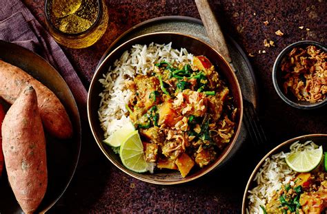 Sweet Potato And Spinach Curry Recipe Curry Recipes Tesco Real Food