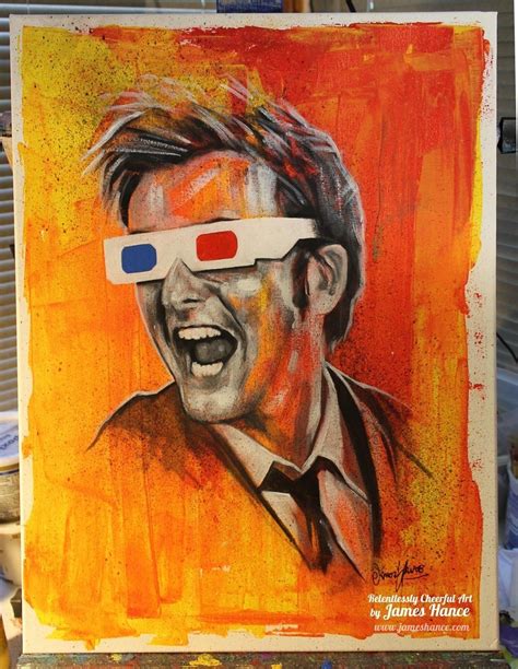 Oh Yes Doctor Who Original Signed Painting By James Hance