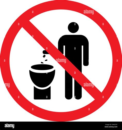 No Littering In Toilet Sign Do Not Litter In Toilet Signs And Symbols