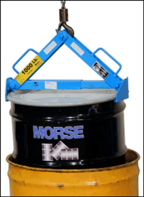 55 Gallon Drum Lifter Morse Plastic Fiber Or Steel 55 Gallon Drum