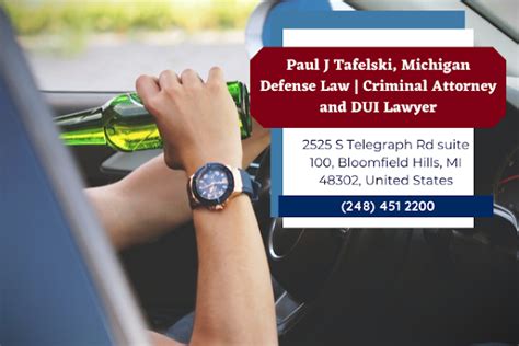 Oakland County Dui Lawyer Paul J Tafelski Explains How Aggressive