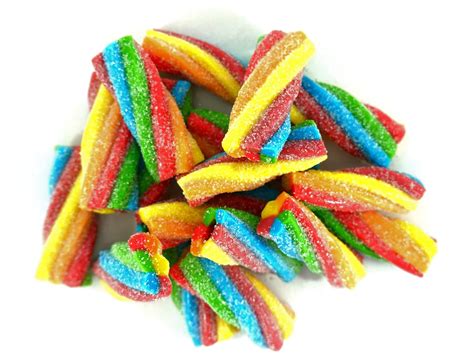 Rainbow Twists Sour Candy Shock Daffydowndilly