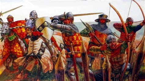 English Knights And Archers Hundred Years War Hundred Years War Art