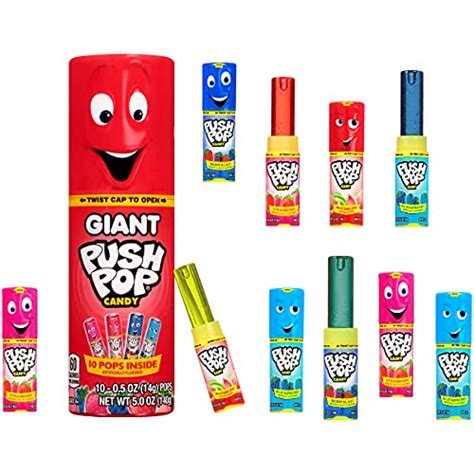 Push Pop Individually Wrapped Bulk Lollipop Easter Variety Party Pack