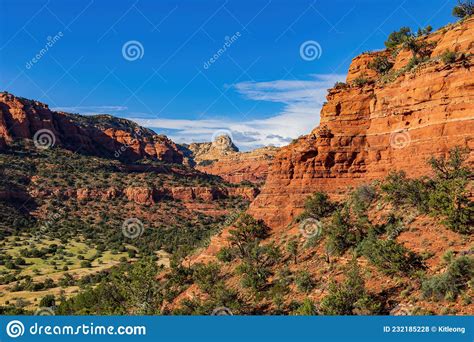 Sunny Landscape Of Sedona Stock Photo Image Of Arizona 232185228