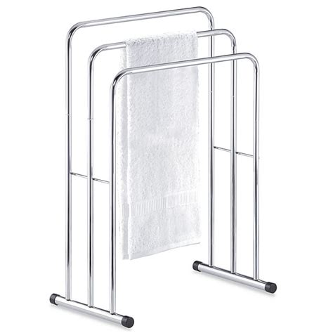 Enjoy free shipping & browse our great selection of bath towels & washcloths, decorative towels, beach towels and these towels should last you many years! Three-Tier Free Standing Towel Stand Valet | Bed Bath & Beyond