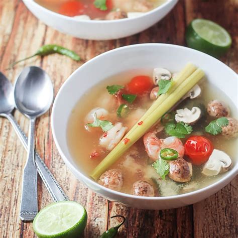 Thai Tom Yum Soup With Shrimp The Wanderlust Kitchen